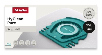 Dulkių siurblio maišeliai MIELE 12695210 TU XXL HyClean Pure, 16 vnt 
