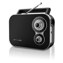Radijo imtuvas Muse M-051R Black, 2-band portable radio,