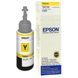 Rašalo kasetė Epson T6734 bottle 70ml, Yellow