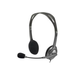 Ausinės Logitech Stereo headset H111 Single 3.5 mm jack, Grey,
