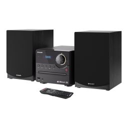 Muzikinis centras  Sharp XL-B517D(BK), CD grotuvas/FM radijas/USB/Bluetooth v5.0, Aux-in, 45W, juoda