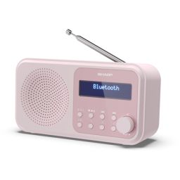 Radijo imtuvas Sharp Tokyo Digital DR-P420, Bluetooth, nešiojamas, belaidis ryšys, rožinis.