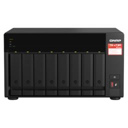 Diskų masyvas QNAP 8-Bay QTS and QuTS hero NAS TS-873A-8G Up to 8 HDD/SSD Hot-Swap, Ryzen V1500B Quad-Core, Processor frequency 2.2 GHz, 8 GB, DDR4,