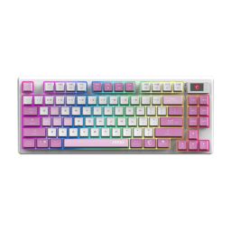 Žaidimų klaviatūra MSI FORGE GK600 TKL Wireless Violet US 2.4 GHz Bluetooth USB 2.0 mechaninė linear