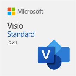 Programinė įranga Microsoft Visio Standard 2024 EP2-07167 1 licencija atsisiunčiama visos kalbos